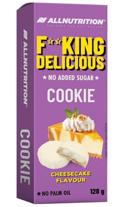 Allnutrition Fitking Delicious Cookie, Cheesecake 128g- Lillys Pharmacy and Health Store
