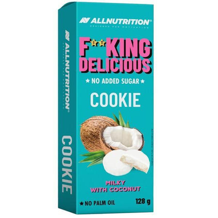 Allnutrition Fitking Delicious Cookie, Milky with Coconut 128g- Lillys Pharmacy and Health Store