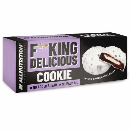 Allnutrition Fitking Delicious Cookie, White Choco Cream 128g- Lillys Pharmacy and Health Store