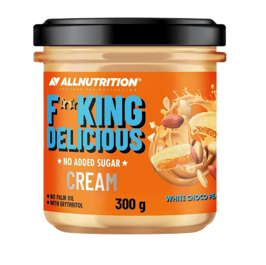Allnutrition Fitking Delicious Cream, White Choco Peanut 300g- Lillys Pharmacy and Health Store