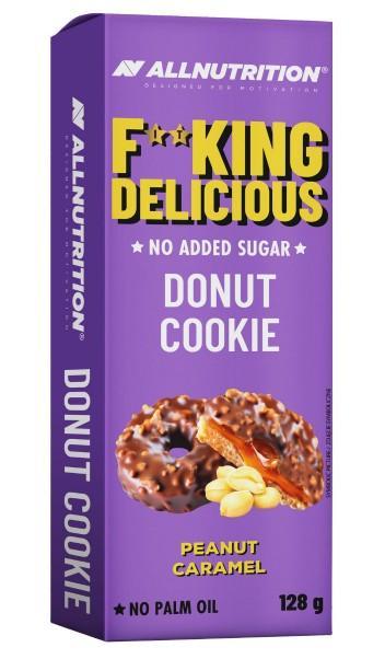 Allnutrition Fitking Delicious Donut Cookie, Peanut Caramel 128g- Lillys Pharmacy and Health Store