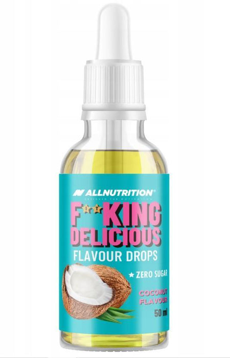 Allnutrition Fitking Delicious Flavour Drops, Coconut 50 ml- Lillys Pharmacy and Health Store