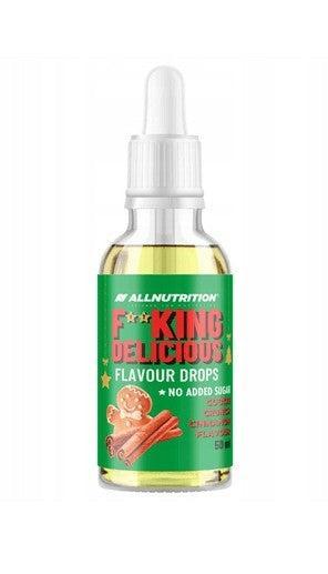 Allnutrition Fitking Delicious Flavour Drops, Cookie Crunch Cinnamon 50 ml- Lillys Pharmacy and Health Store