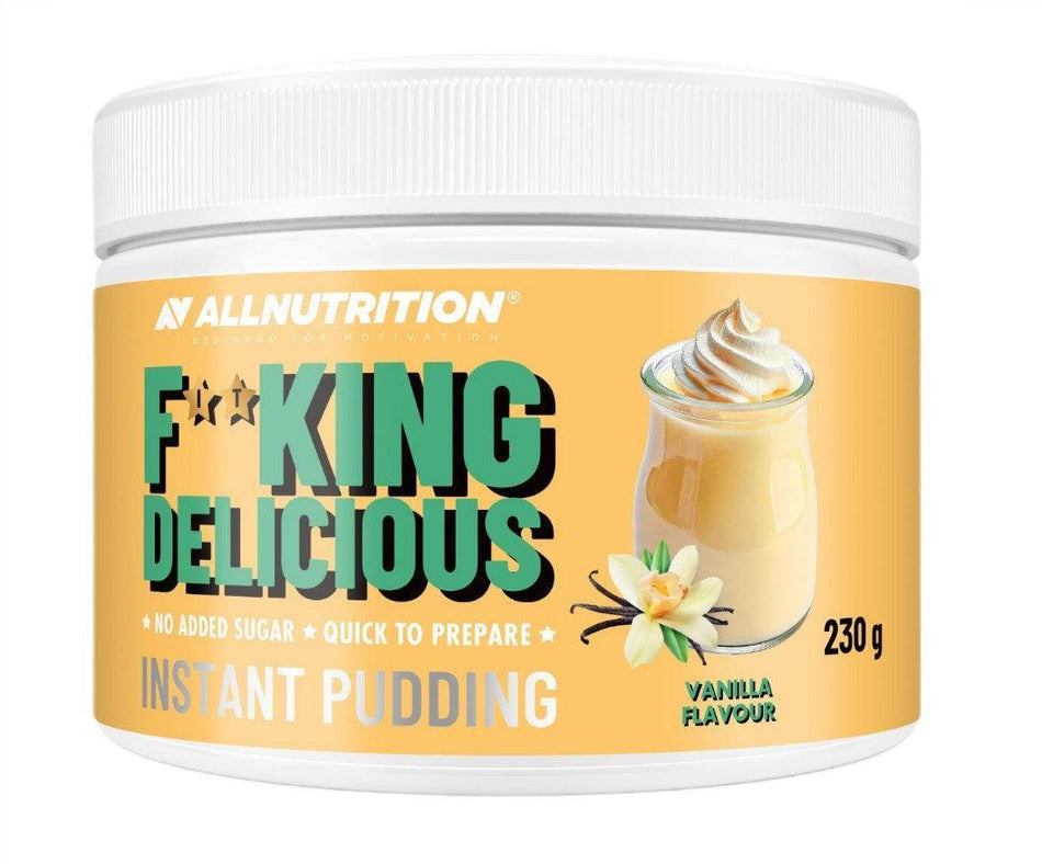 Allnutrition Fitking Delicious Instant Pudding, Vanilla 230g- Lillys Pharmacy and Health Store