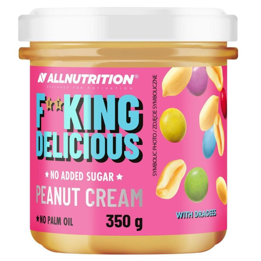 Allnutrition Fitking Delicious Peanut Cream, with Dragees 350g- Lillys Pharmacy and Health Store