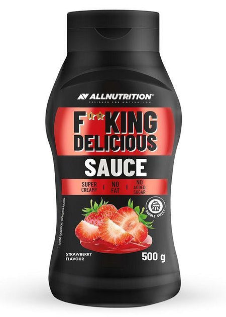 Allnutrition Fitking Delicious Sauce, Strawberry 500g- Lillys Pharmacy and Health Store