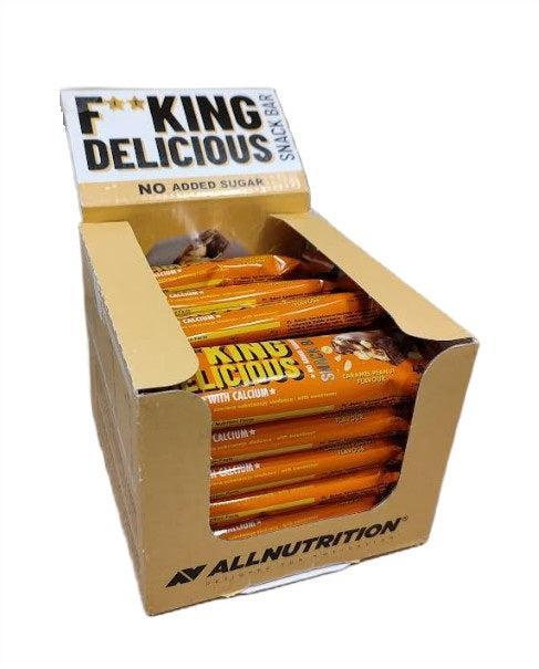 Allnutrition Fitking Delicious Snack Bar, Caramel Peanut (EAN 5902837755908) 24 x 40g- Lillys Pharmacy and Health Store