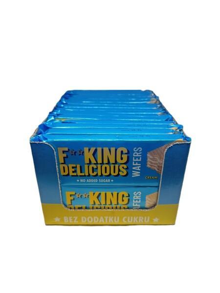 Allnutrition Fitking Delicious Wafers, Cream 32 x 80g- Lillys Pharmacy and Health Store