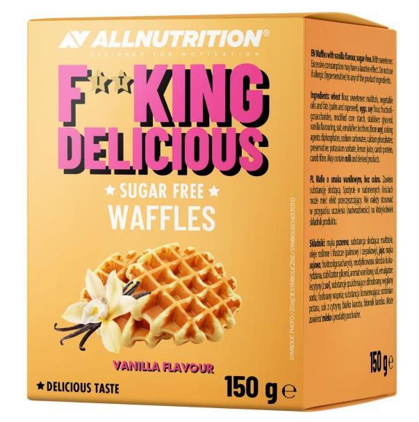 Allnutrition Fitking Delicious Waffles, Vanilla Flavour 150g- Lillys Pharmacy and Health Store