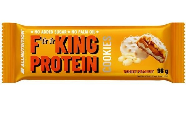 Allnutrition Fitking Protein Cookies, White Peanut 6 cookies- Lillys Pharmacy and Health Store