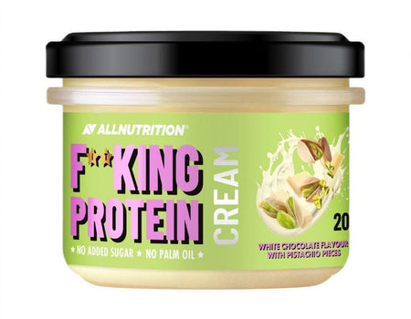 Allnutrition Fitking Protein Cream, White Chocolate with Pistachio Pieces 200g- Lillys Pharmacy and Health Store