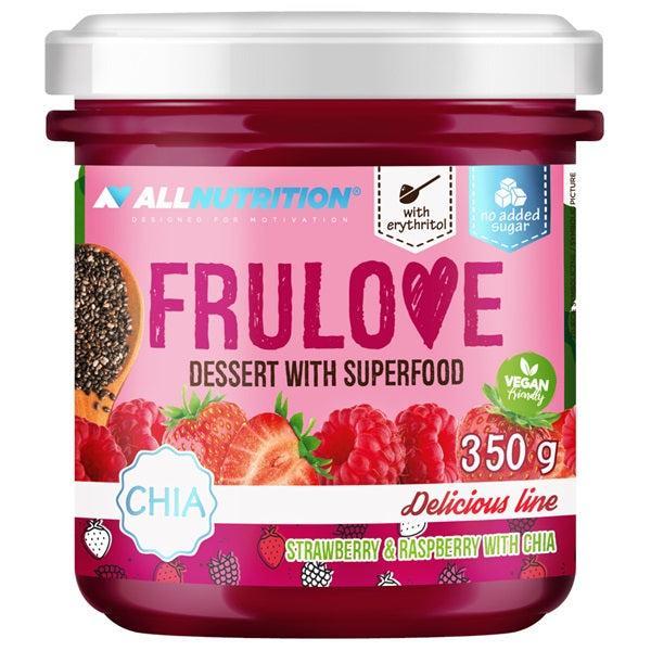 Allnutrition Frulove Dessert with Superfood, Strawberry & Raspberry with Chia 350g- Lillys Pharmacy and Health Store