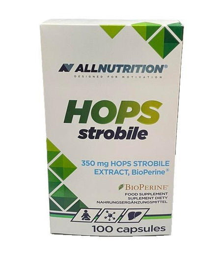 Allnutrition Hops Strobile, 350mg 100 caps- Lillys Pharmacy and Health Store