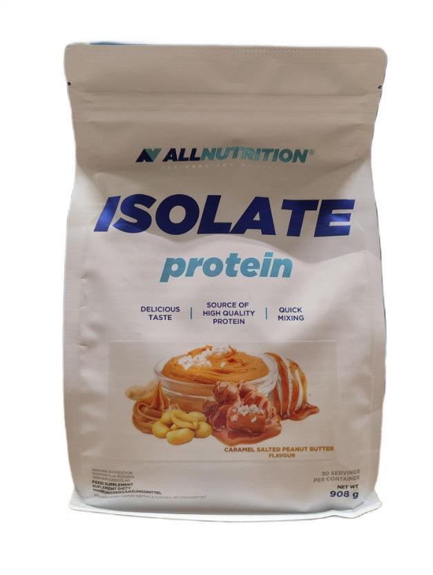 Allnutrition Isolate Protein, Caramel Salted Peanut Butter - 908g