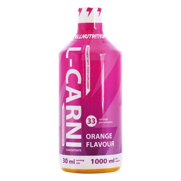 Allnutrition LCarni, Orange 1000 ml- Lillys Pharmacy and Health Store