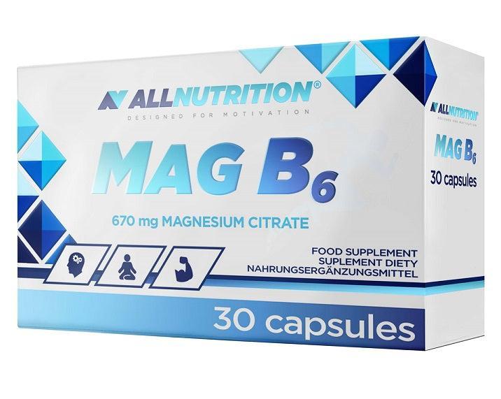Allnutrition MAG B6, 670mg 30 caps- Lillys Pharmacy and Health Store