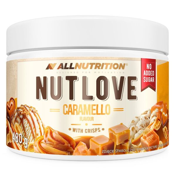 Allnutrition Nutlove, Caramello with Crisps 480g- Lillys Pharmacy and Health Store