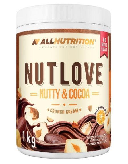 Allnutrition Nutlove, Nutty & Cocoa Crunch Cream 1000g- Lillys Pharmacy and Health Store