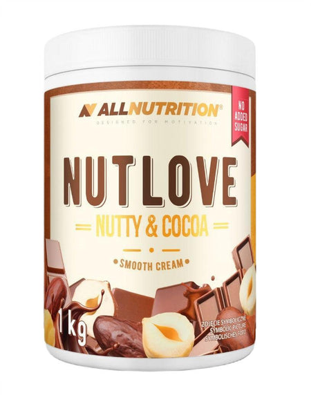 Allnutrition Nutlove, Nutty & Cocoa Smooth Cream 1000g- Lillys Pharmacy and Health Store