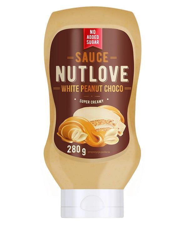 Allnutrition Nutlove Sauce, White Peanut Choco 280 ml- Lillys Pharmacy and Health Store