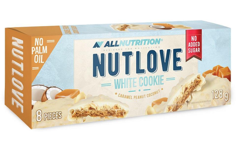 Allnutrition Nutlove White Cookie, Caramel Peanut Coconut 8 cookies- Lillys Pharmacy and Health Store