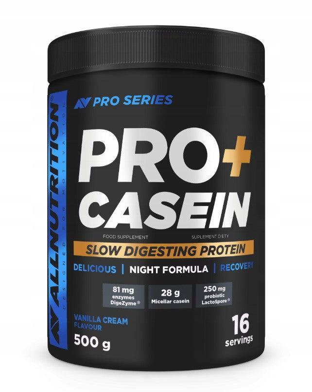 Allnutrition Pro+ Casein, Vanilla Cream - 500g