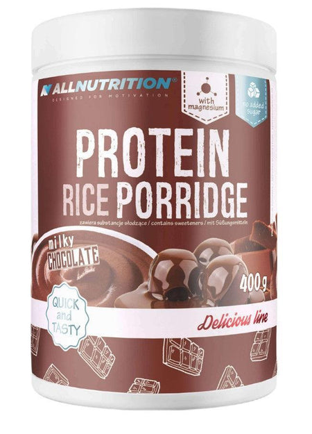 Allnutrition Protein Rice Porridge, Milky Chocolate 400g- Lillys Pharmacy and Health Store
