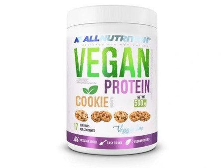 Allnutrition Vegan Protein, Cookie 500g- Lillys Pharmacy and Health Store