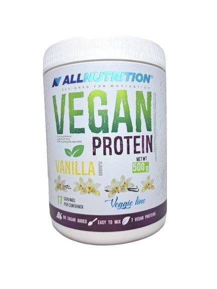 Allnutrition Vegan Protein, Vanilla 500g- Lillys Pharmacy and Health Store