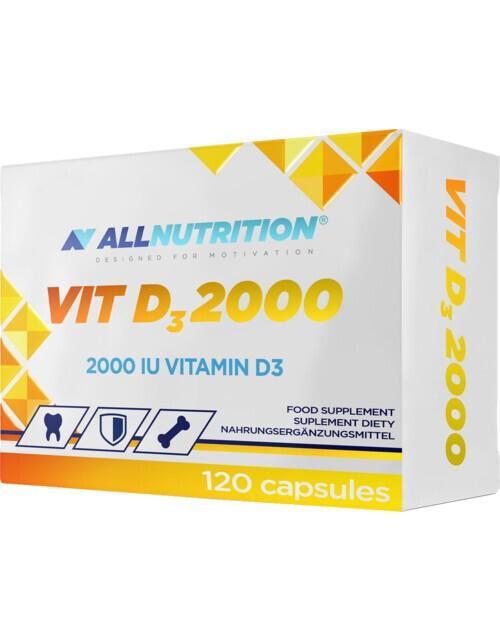 Allnutrition Vit D3 2000, 2000 IU (EAN 5902837739342) 120 caps- Lillys Pharmacy and Health Store