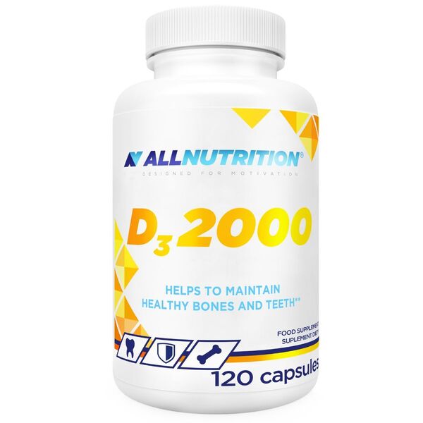 Allnutrition Vit D3 2000, 2000 IU (EAN 5902837755632) 120 caps- Lillys Pharmacy and Health Store