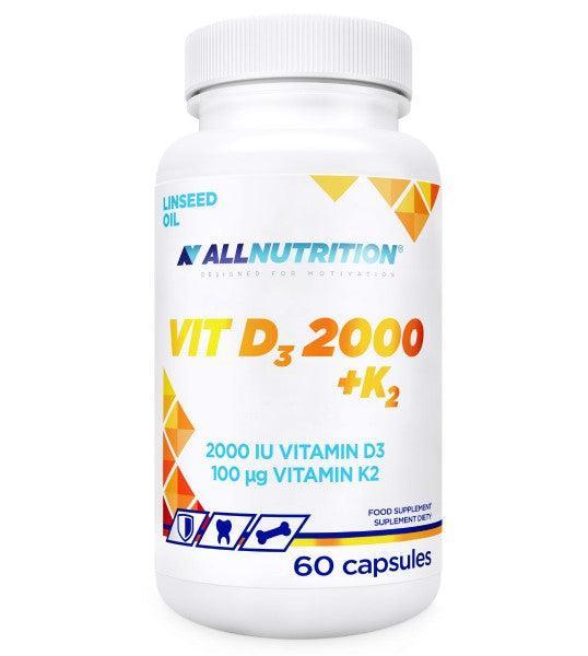 Allnutrition Vit D3 2000 + K2 60 caps- Lillys Pharmacy and Health Store