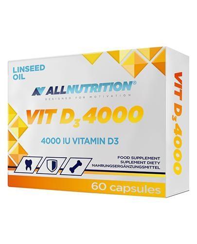 Allnutrition Vit D3 4000, 4000 IU 60 caps- Lillys Pharmacy and Health Store