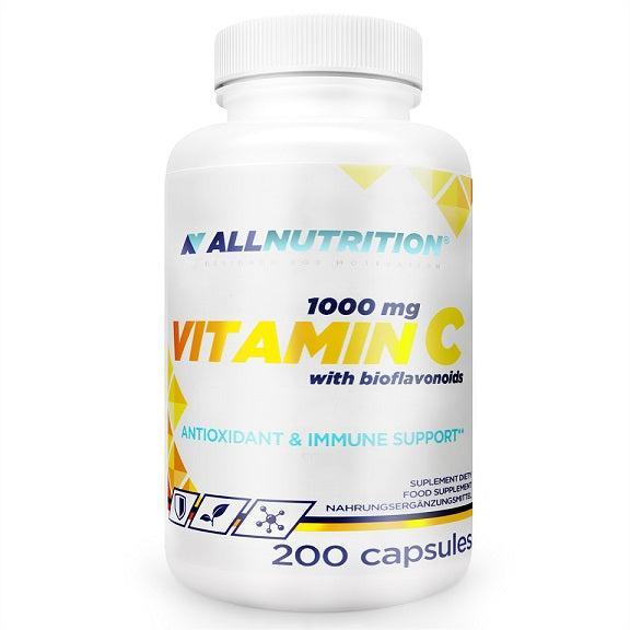 Allnutrition Vitamin C with Bioflavonoids, 1000mg 200 caps- Lillys Pharmacy and Health Store