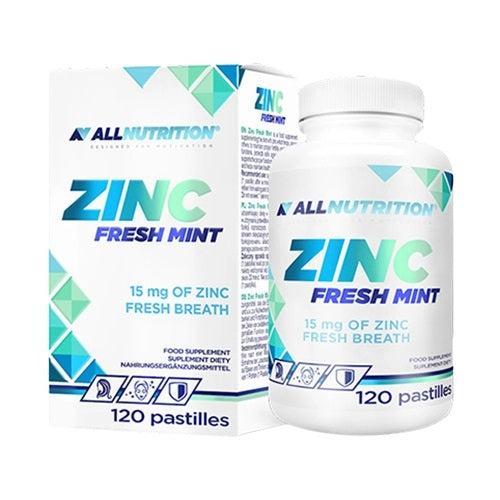 Allnutrition Zinc, 15mg (Fresh Mint) 120 pastilles- Lillys Pharmacy and Health Store