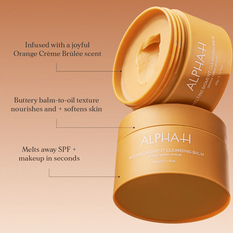 Alpha-H Melting Moment Cleansing Balm - Orange Creme Brulee 90g- Lillys Pharmacy and Health Store