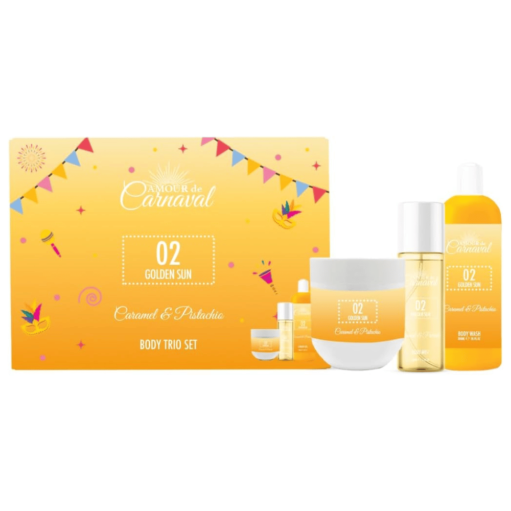 Amour De Carnaval Golden Sun Body Care Gift Set- Lillys Pharmacy and Health Store