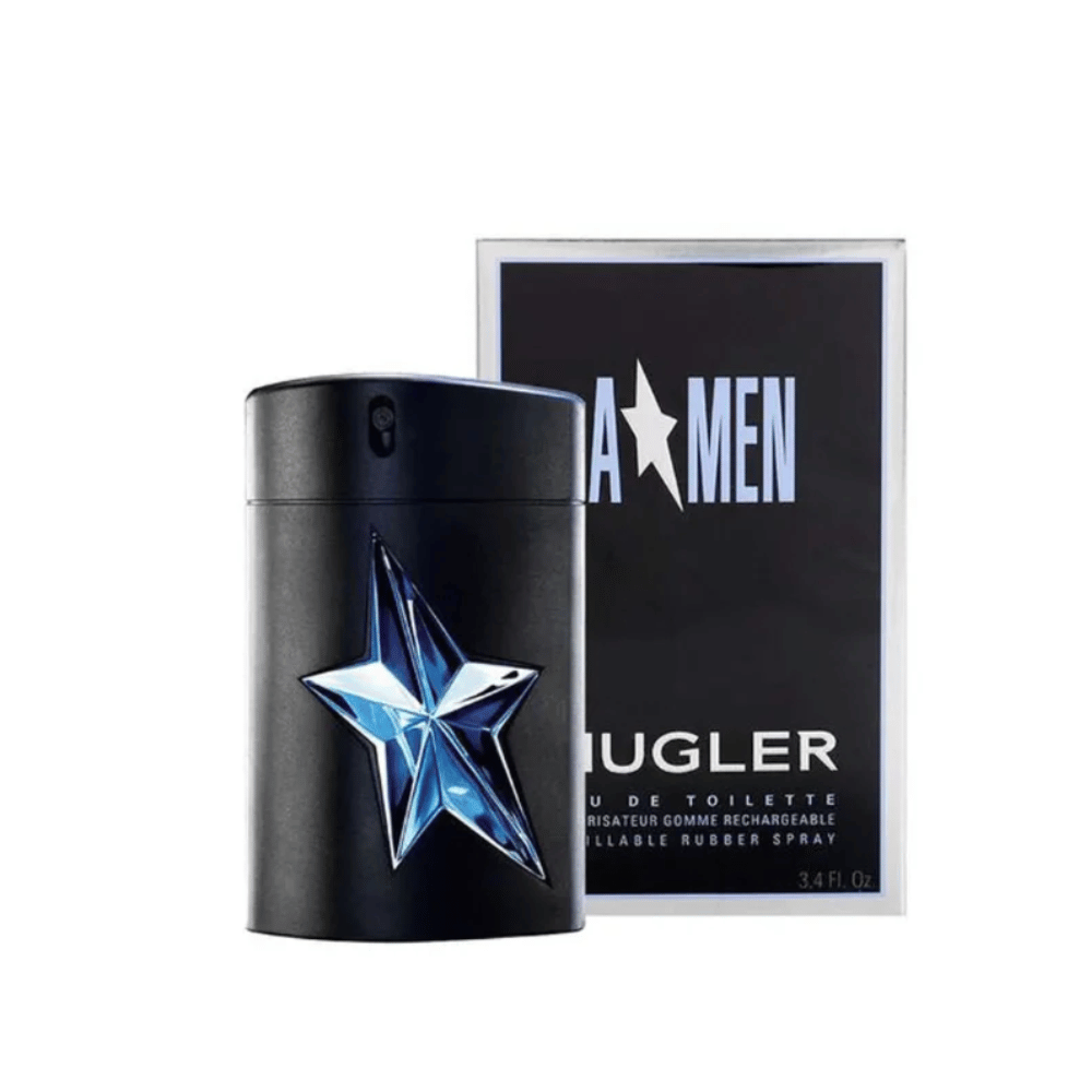 Angel Mens 100ml Edt Spr In Rubber Flask