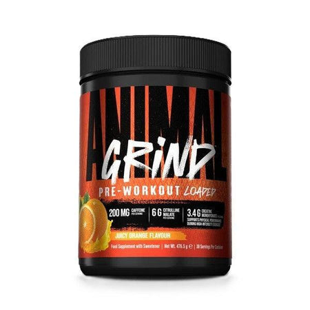 Animal Grind Pre - Workout Loaded, Juicy Orange - 476.5g - Lilly’s Pharmacy & Health Store