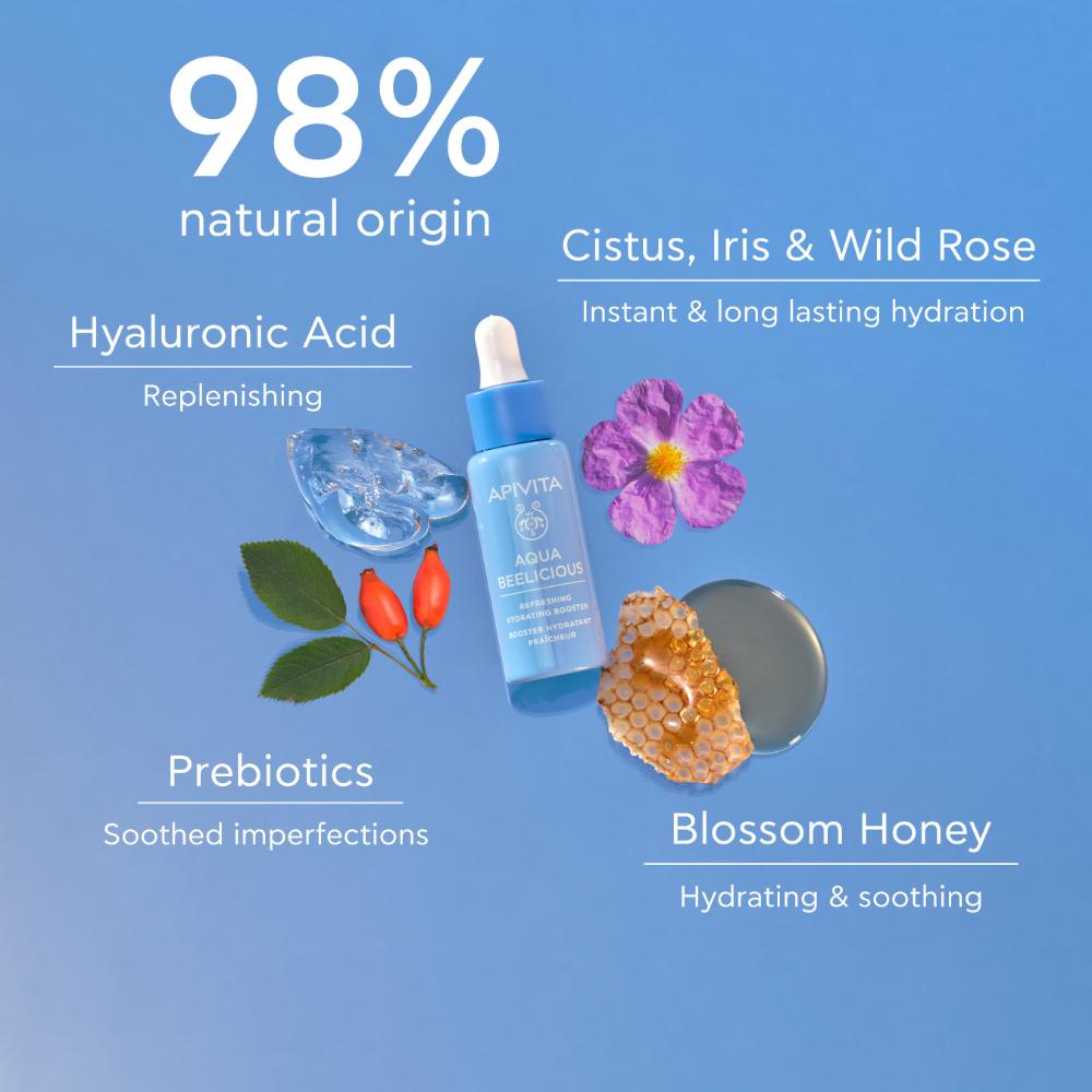 Apivita Aqua Beelicious Booster 30ml- Lillys Pharmacy and Health Store