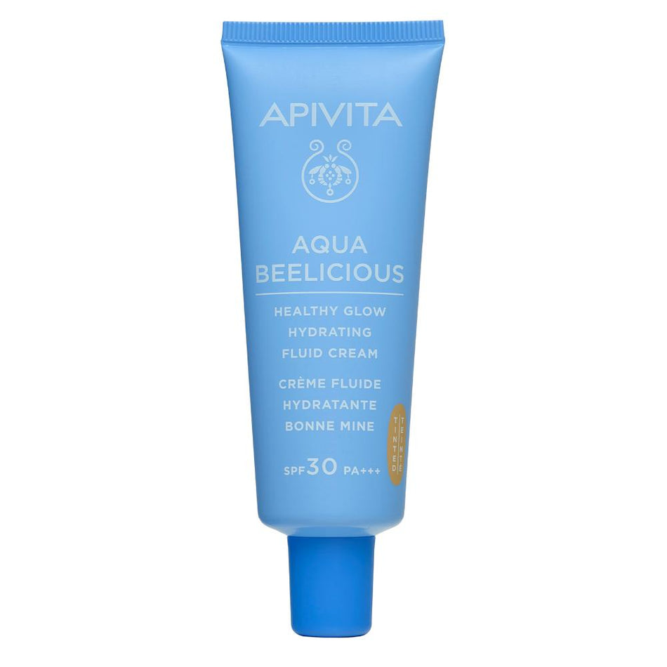Apivita Aqua Beelicious Healthy Glow Hydrating Fluid Cream 40ml- Lillys Pharmacy and Health Store