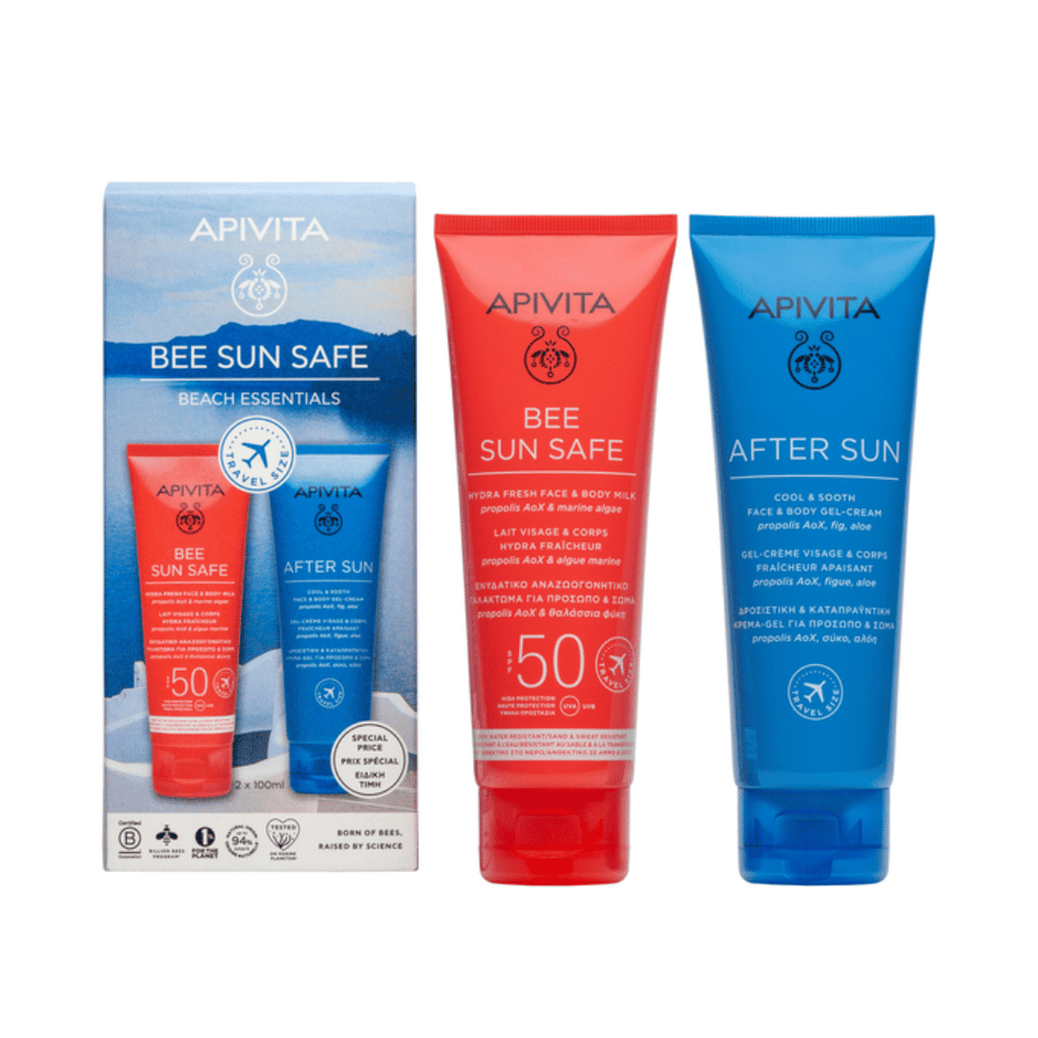 Apivita BEE SUN SAFE Beach Essential Duo- Lillys Pharmacy and Health Store