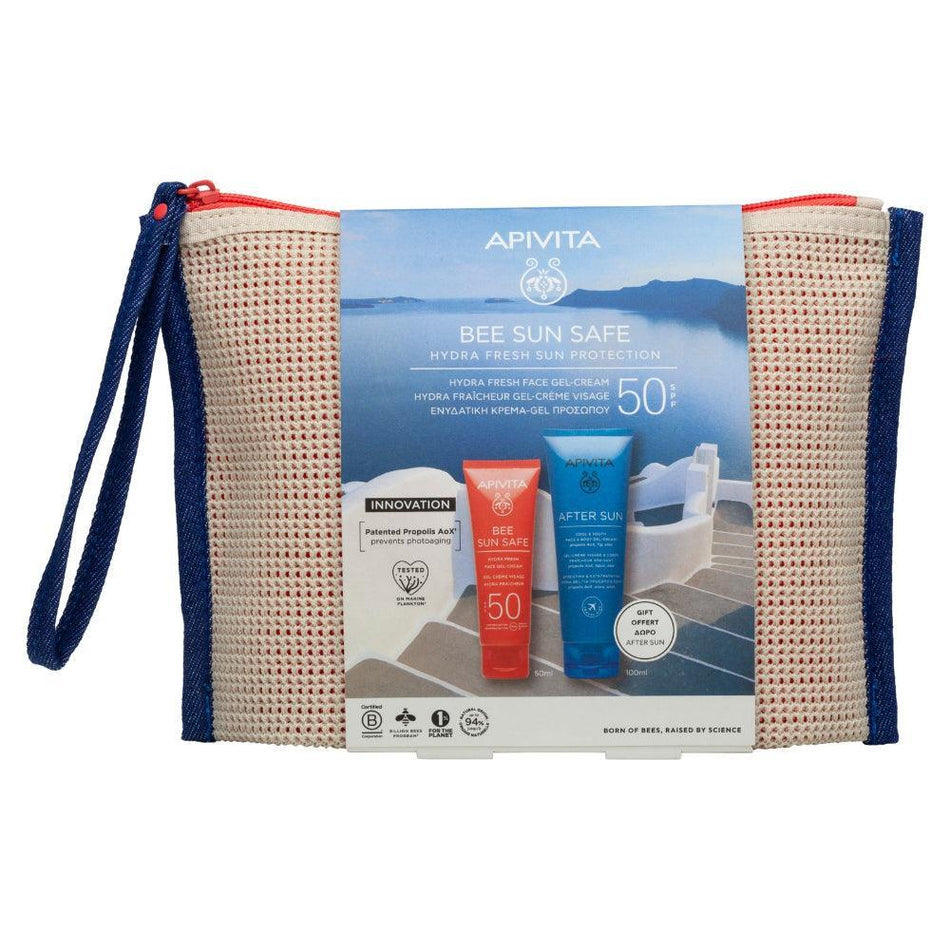 Apivita BEE SUN SAFE Hydra Fresh Gel-Cream SPF50 Duo Set- Lillys Pharmacy and Health Store