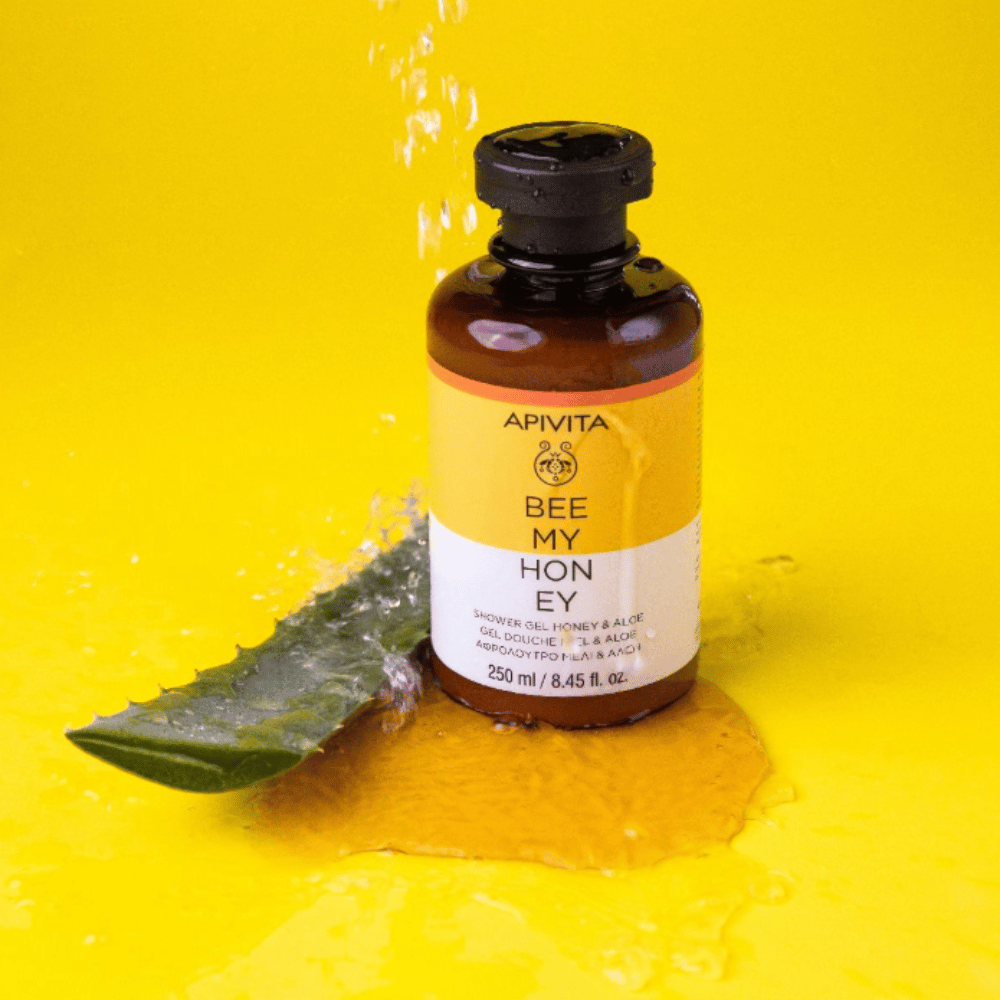 Apivita Bee My Honey Shower Gel & Body Milk Duo- Lillys Pharmacy and Health Store