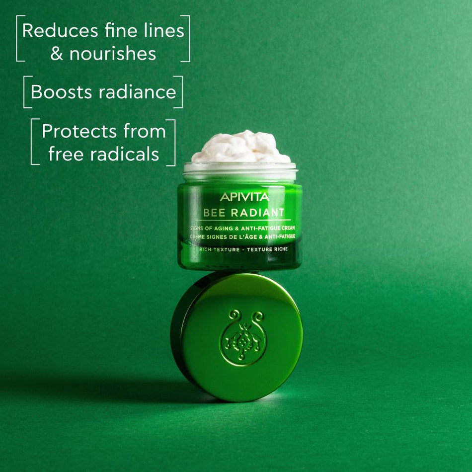 Apivita Bee Radiant Peony Rich 50ml- Lillys Pharmacy and Health Store