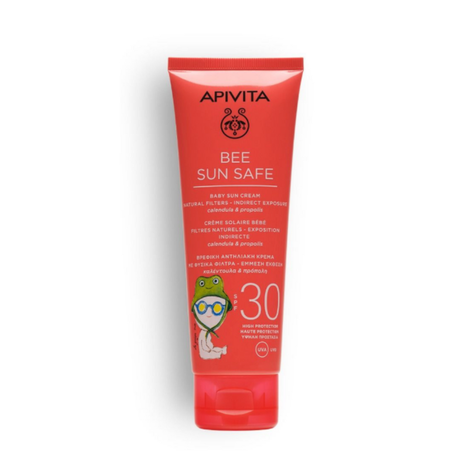 Apivita Bee Sun Safe Baby Sun Cream SPF30 100ml- Lillys Pharmacy and Health Store