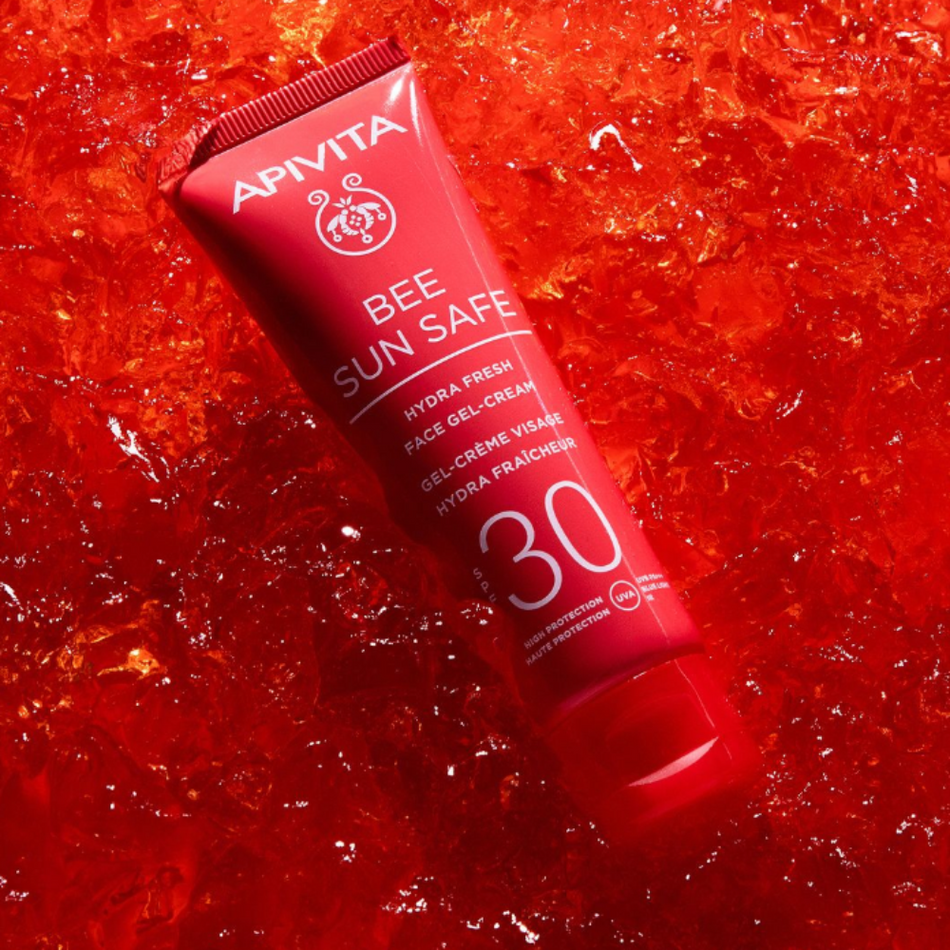 Apivita Bee Sun Safe Hydra Fresh Face Gel Cream SPF30 50ml- Lillys Pharmacy and Health Store
