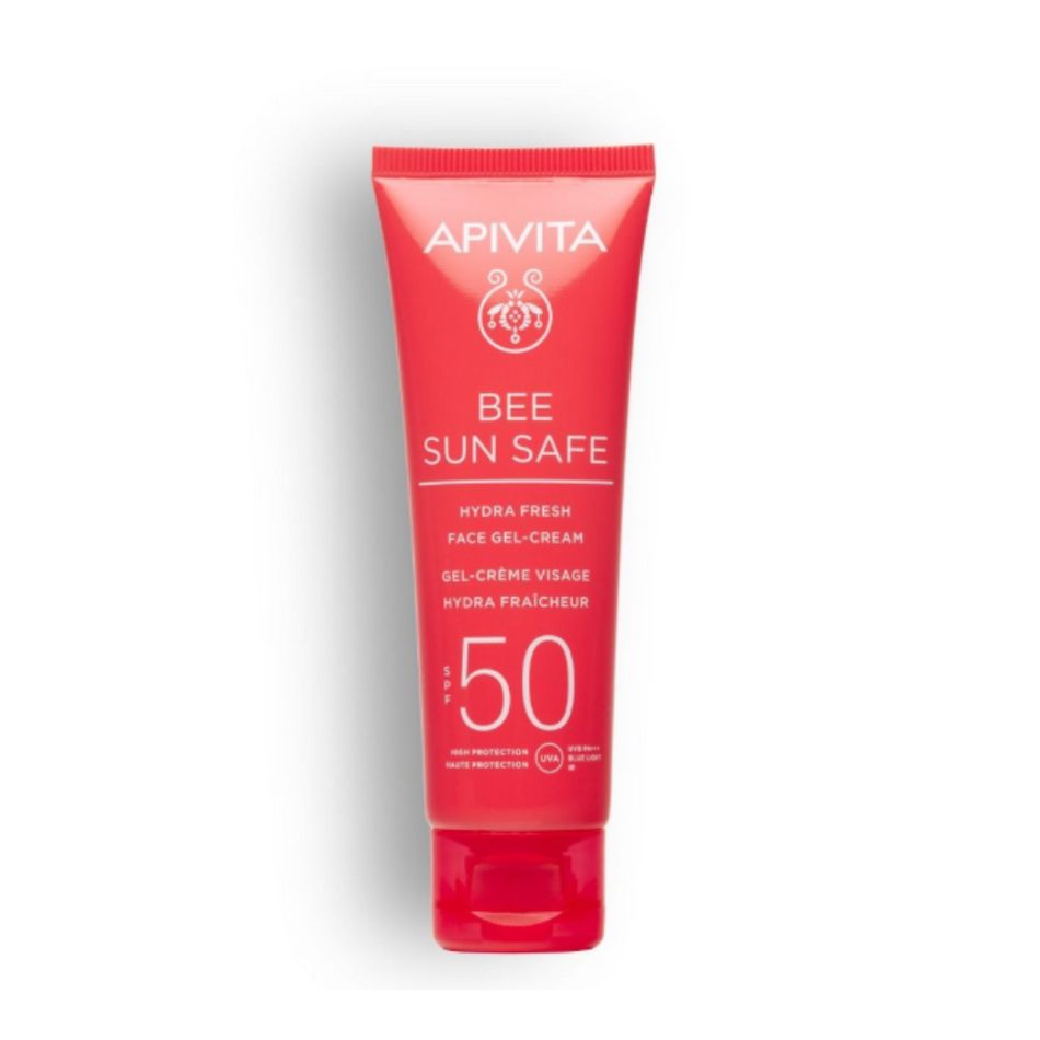 Apivita Bee Sun Safe Hydra Fresh Face Gel Cream SPF50 50ml- Lillys Pharmacy and Health Store