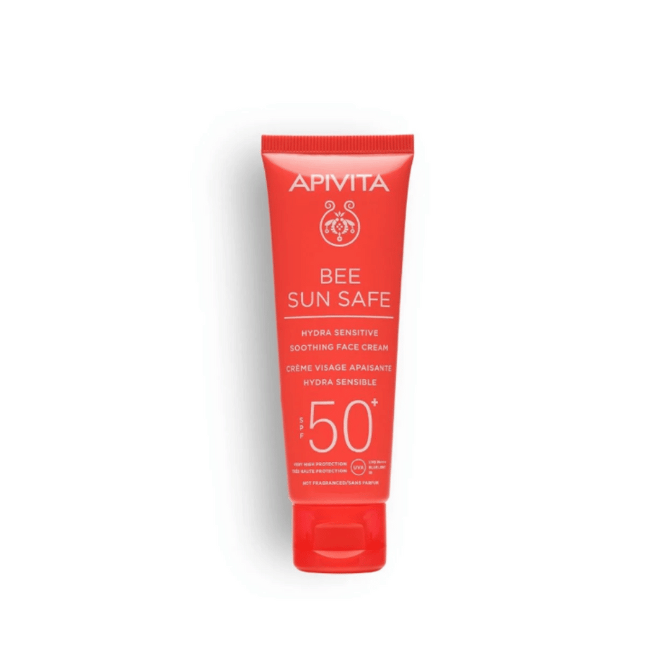 Apivita Bee Sun Safe Hydra Sensitive Soothing Face Cream SPF50+- Lillys Pharmacy and Health Store