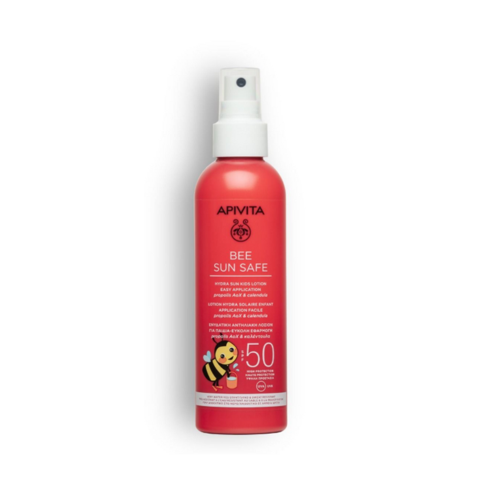 Apivita Bee Sun Safe Hydra Sun Kids Lotion Spray SPF50 200ml- Lillys Pharmacy and Health Store